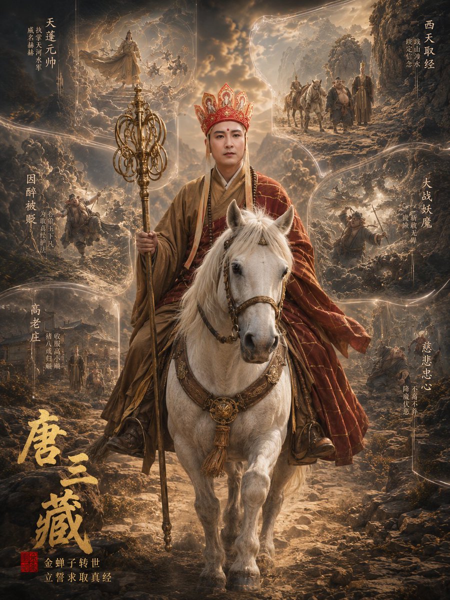 唐三藏史诗角色海报