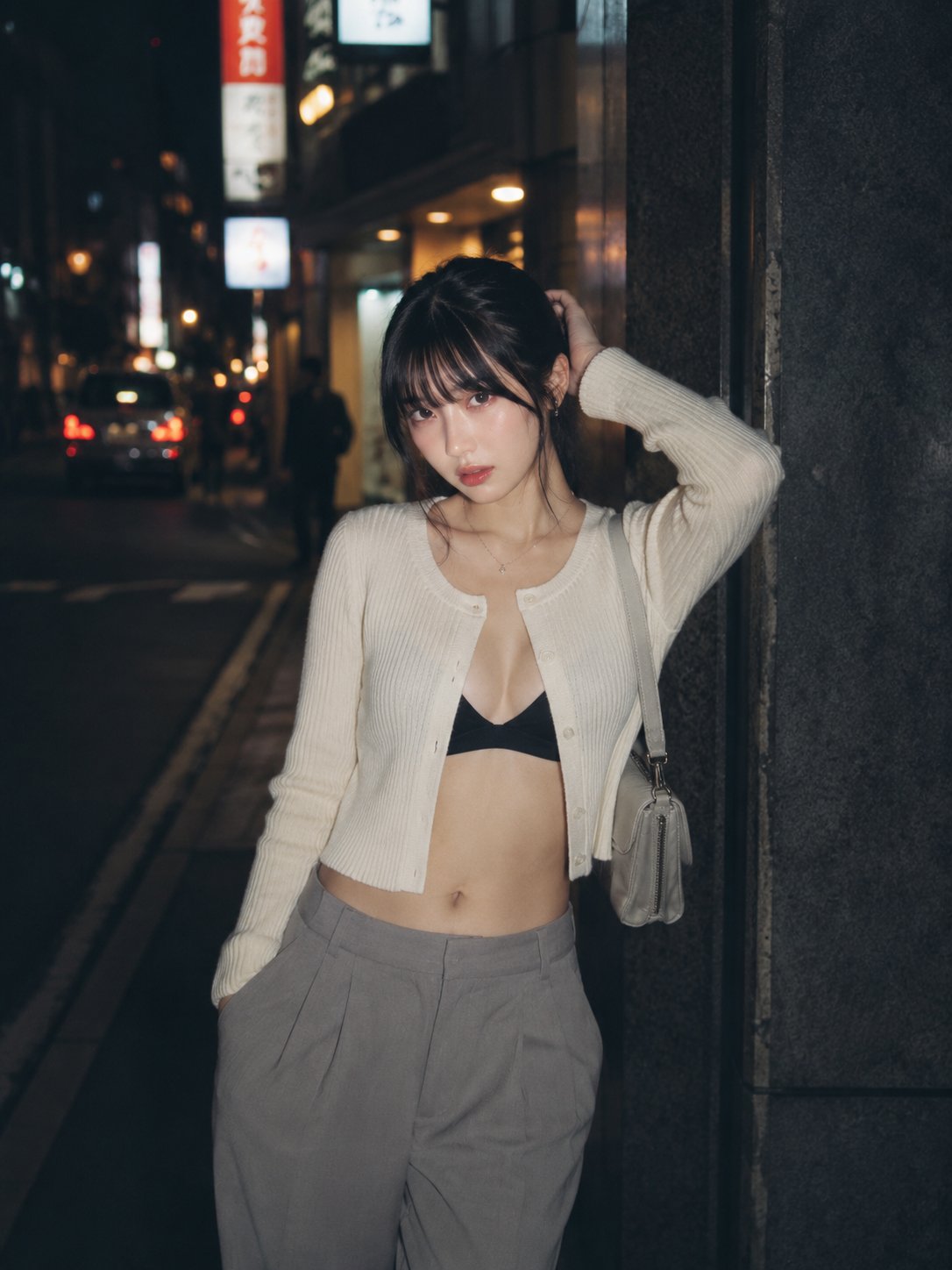 东京夜巷人像
