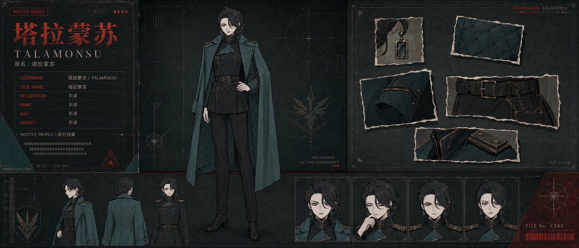 暗黑 TRPG 反派角色设定表