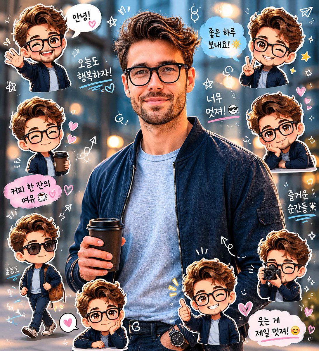 Profile / Avatar - Chibi Sticker Diary Scrapbook Portrait 2
