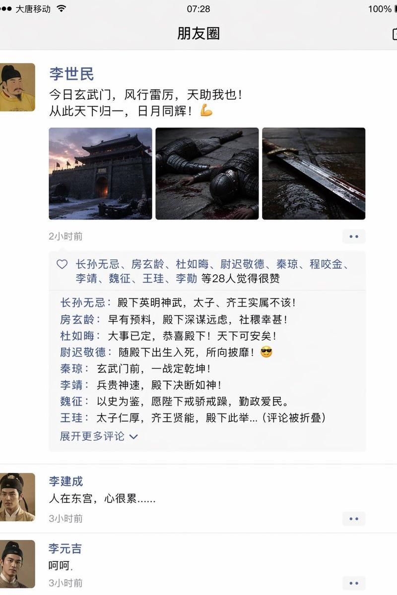 大唐玄武门之变的朋友圈