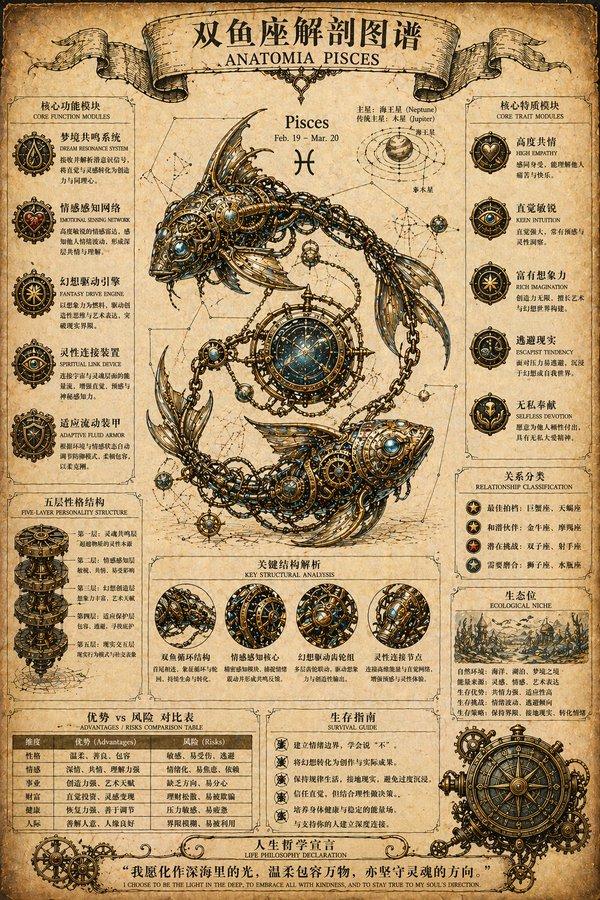 蒸汽朋克射手座解剖图谱
