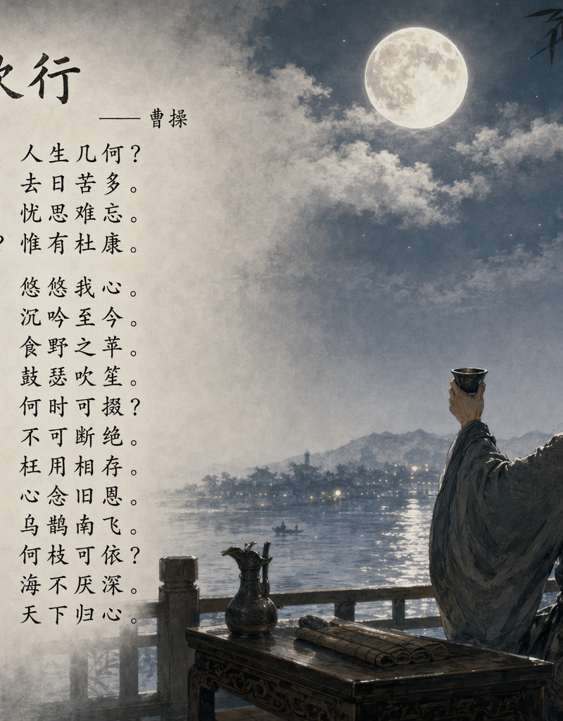 《短歌行》诗词意境图