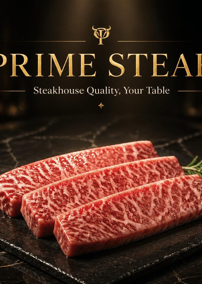 高端肉类海鲜品牌英雄图
