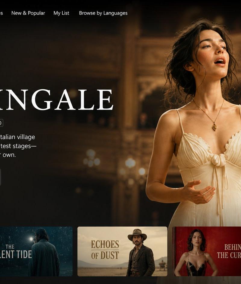 Netflix 首页主视觉 UI