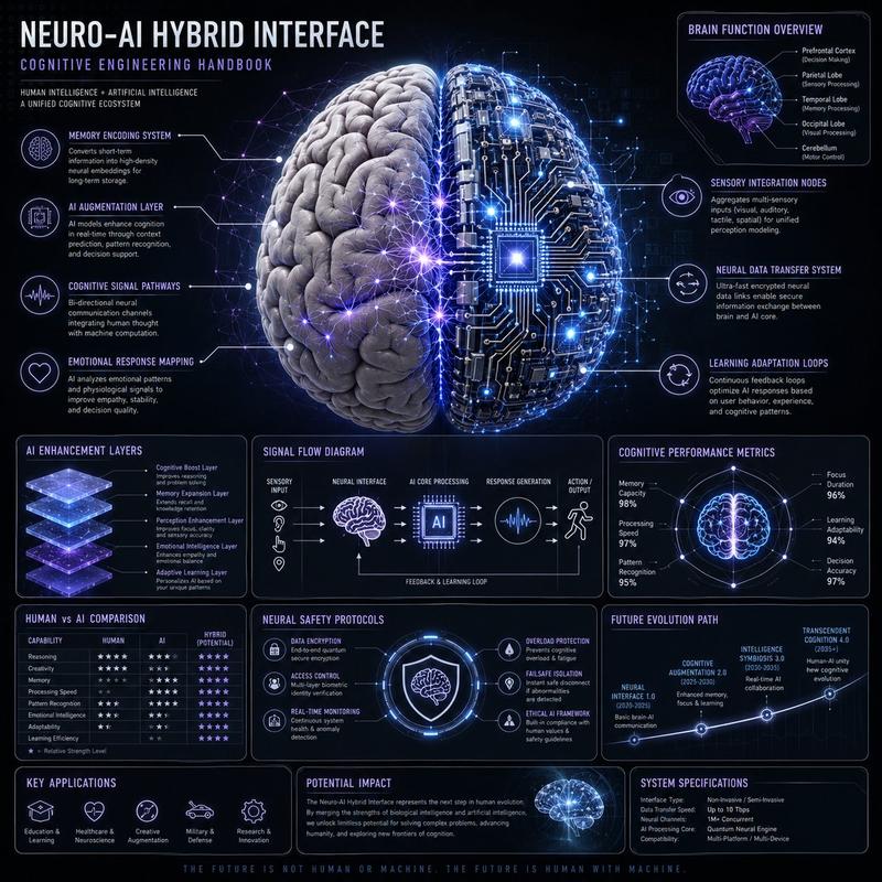 Neuro-AI 混合系统信息图