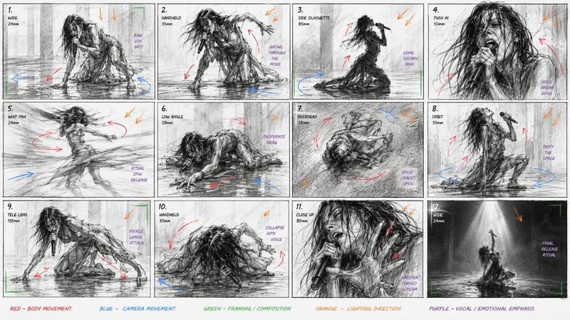 当代舞现场 Storyboard