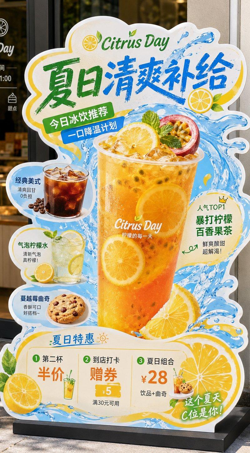 本地生活小店异形展架