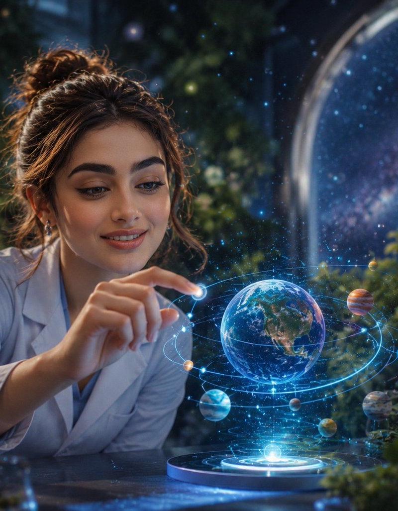 Cosmic Garden Fantasy Portrait