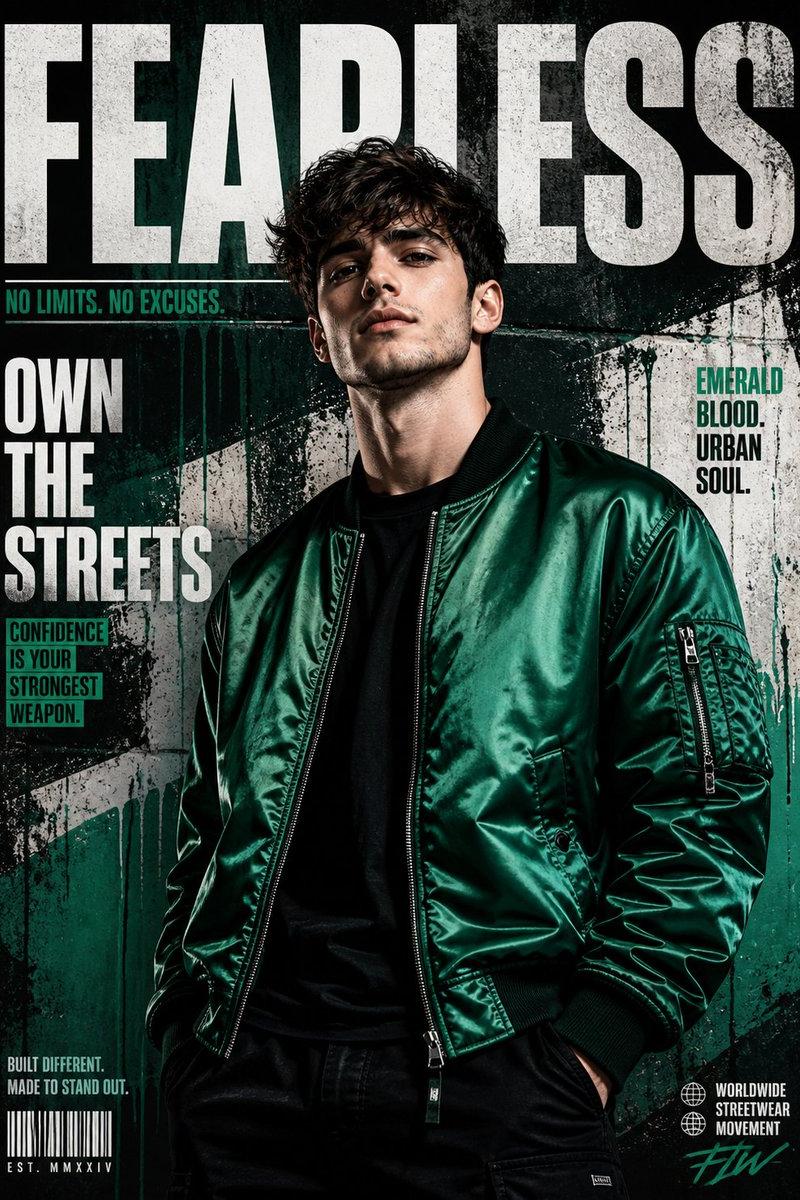 Emerald Street Fashion Poster