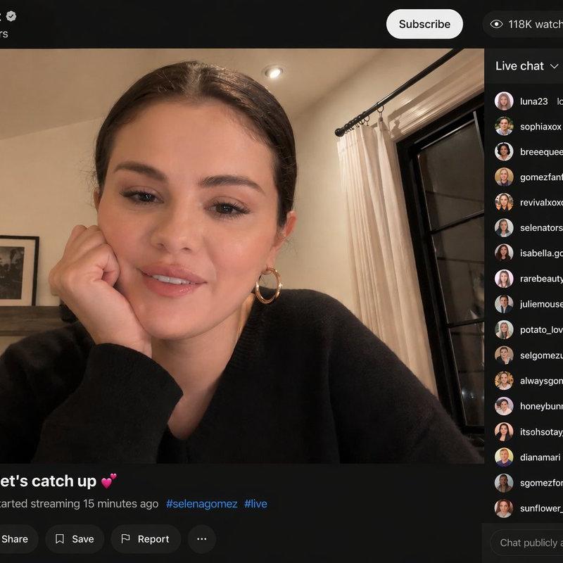 Celebrity Livestream Concept