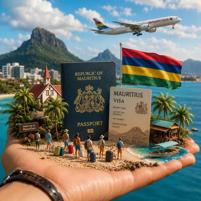 Miniature Travel World Poster
