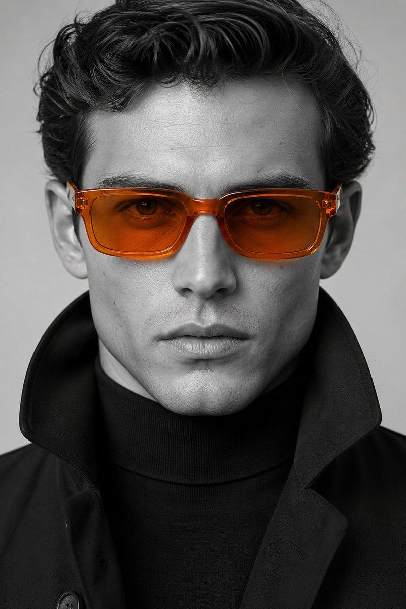 Selective-Color Editorial Portrait