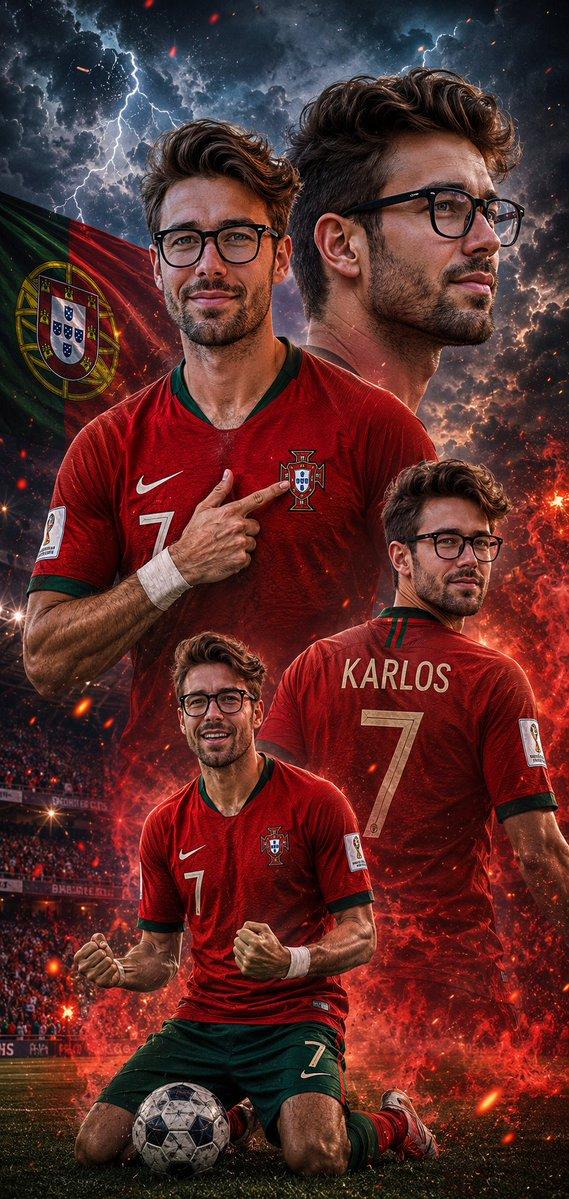 Cinematic Football Portrait Poster