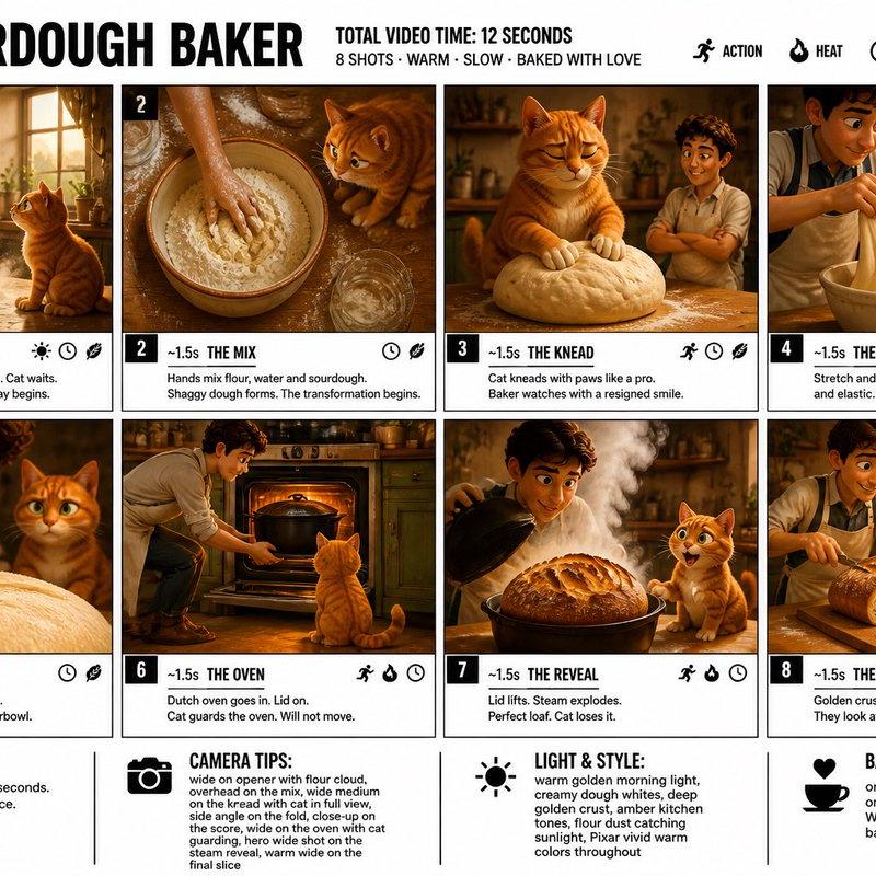 Sourdough Baker Storyboard