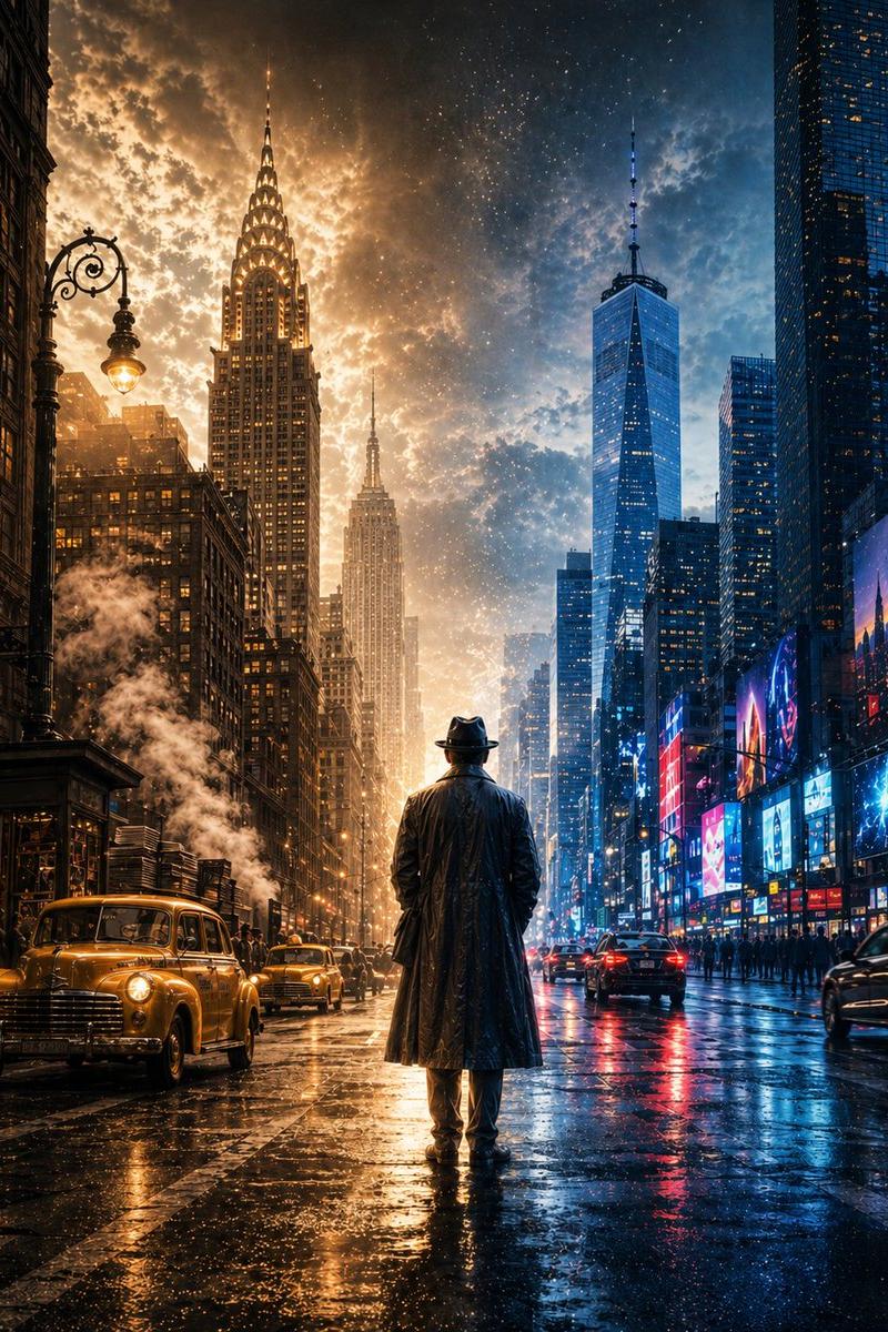 New York across two centuries cinematic poster
