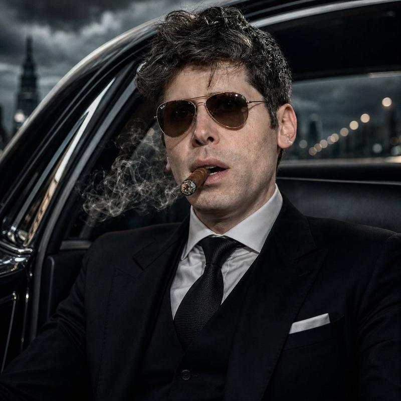 Modern Mafia Boss Portrait