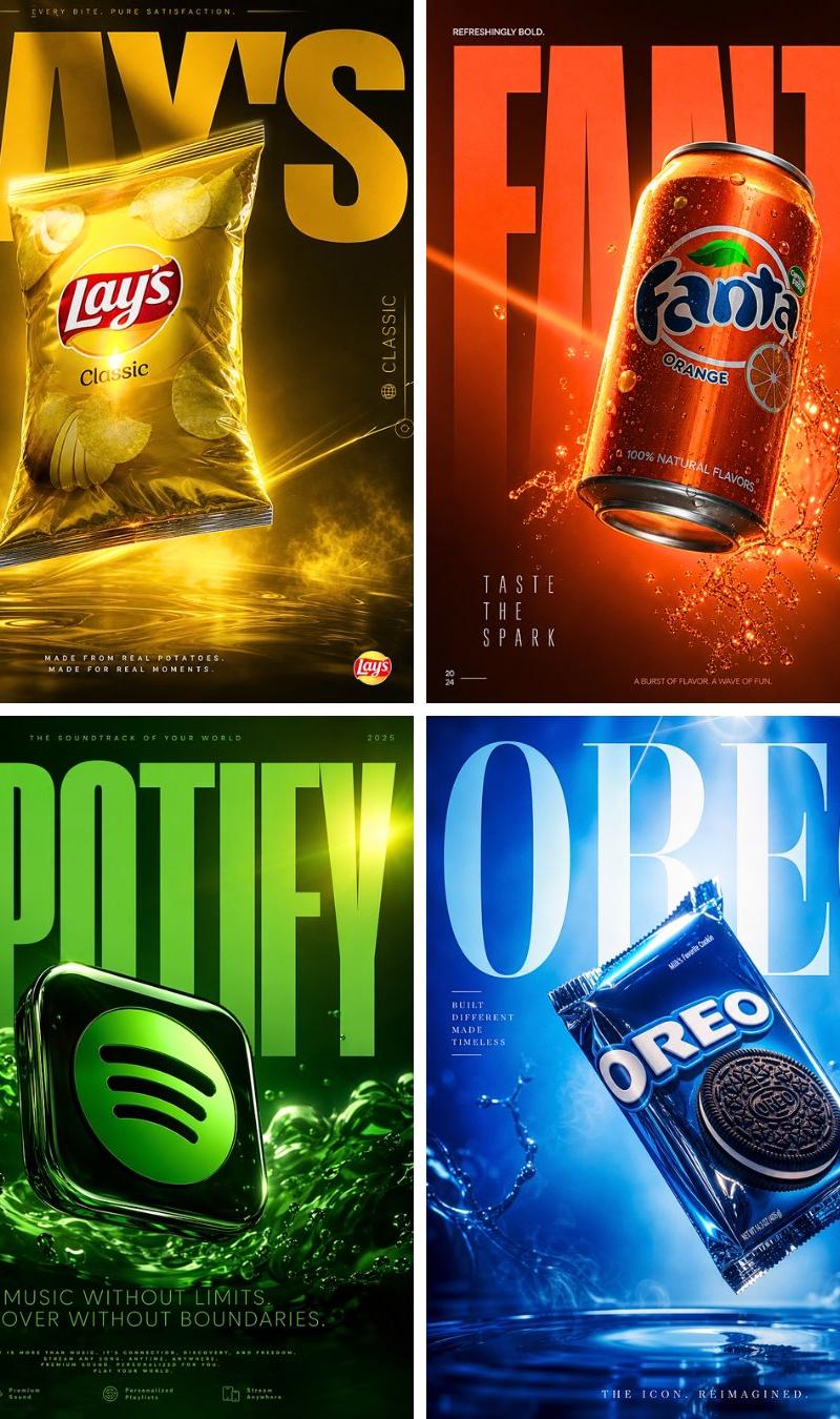 Luxury Brand Ad Campaign Poster
