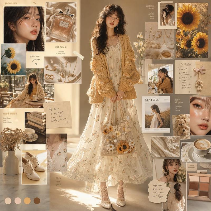 Korean Editorial Fashion Moodboard