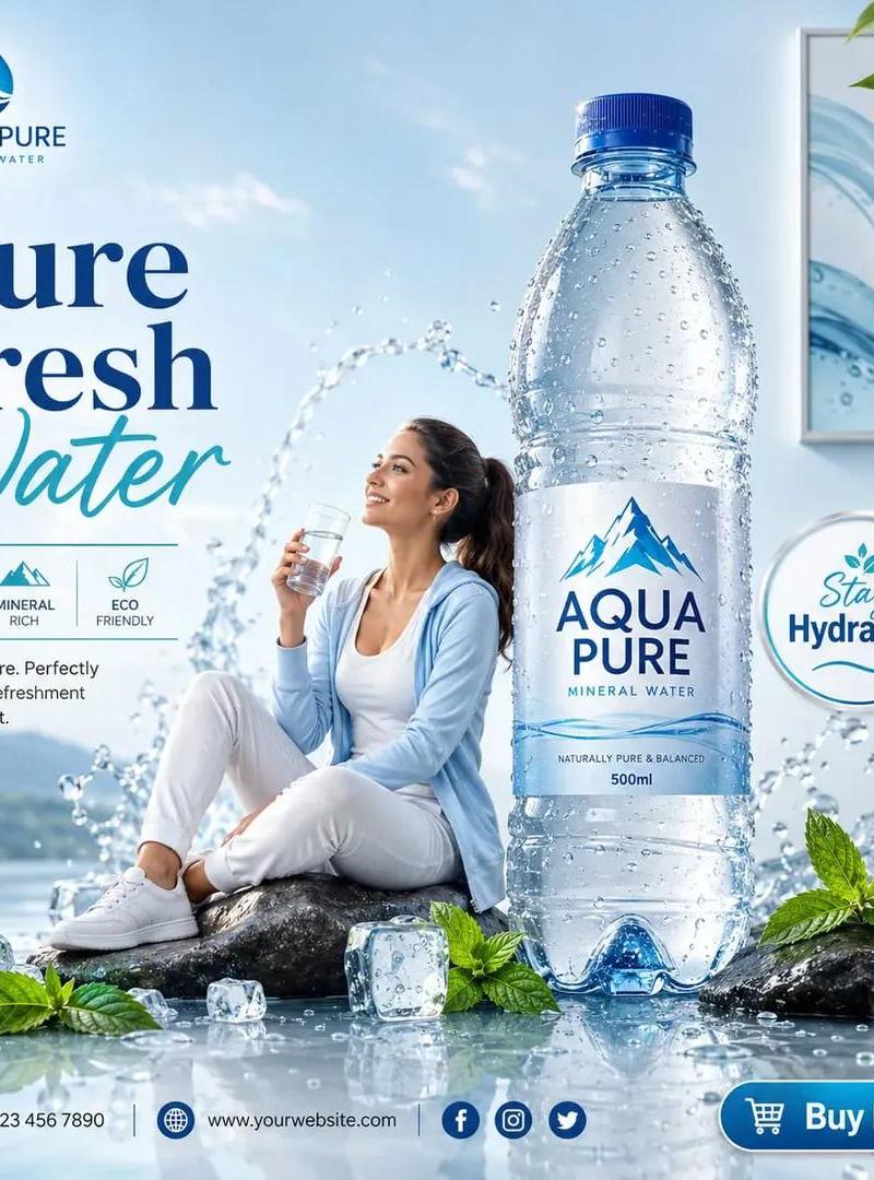 Tropical Product Ad Poster