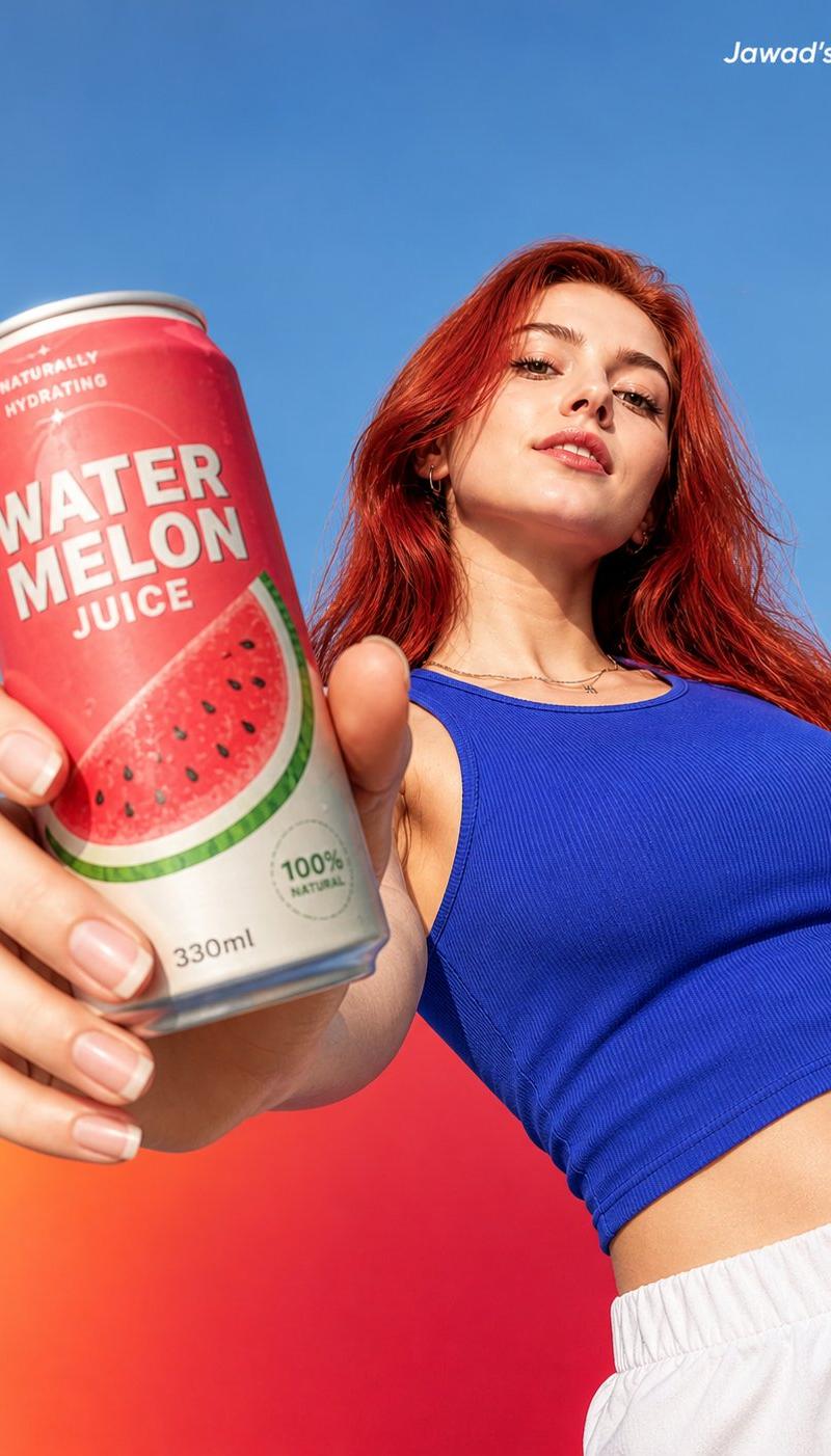 Product Photography Juice Ad