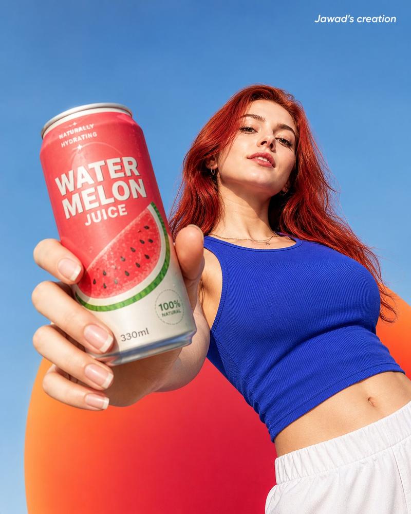 Product Photography Juice Ad