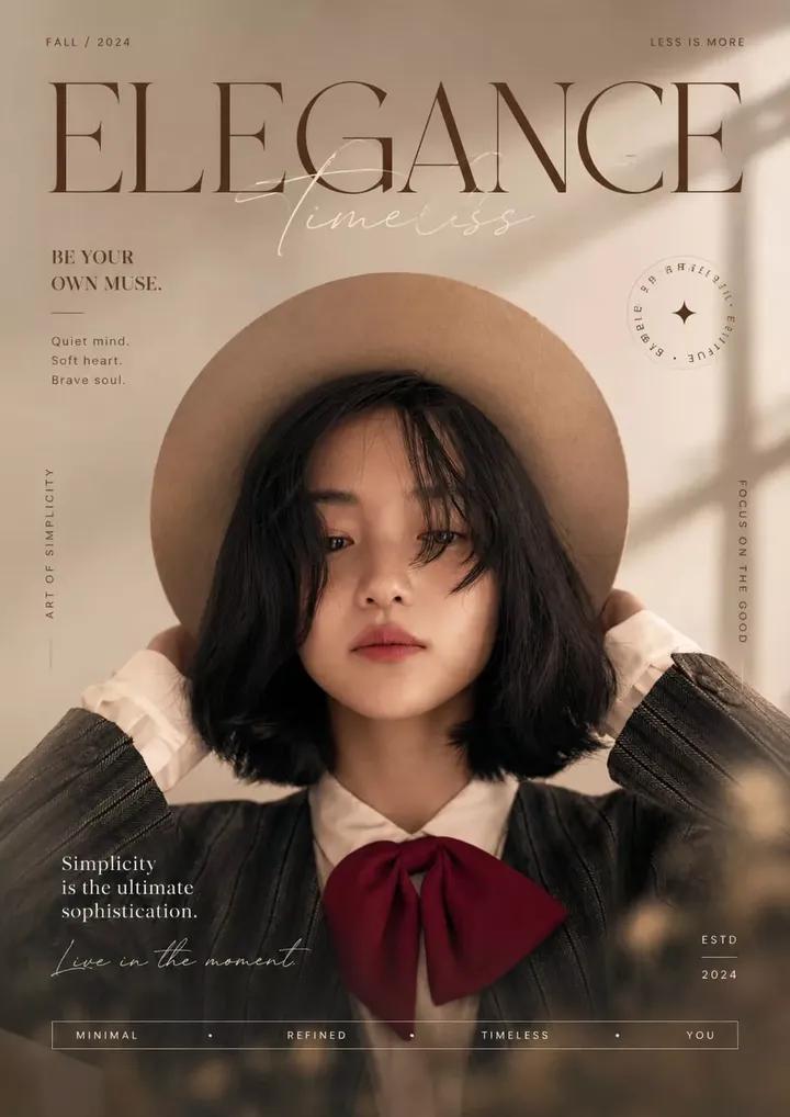 Soft Aesthetic Fashion Magazine Cover