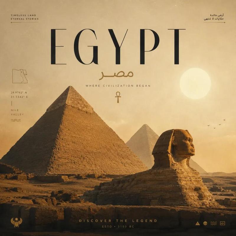 Retro Travel Poster Collage
