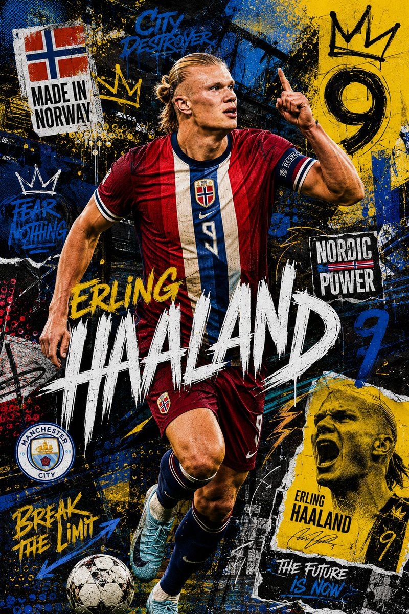 Football Player Dynamic Poster