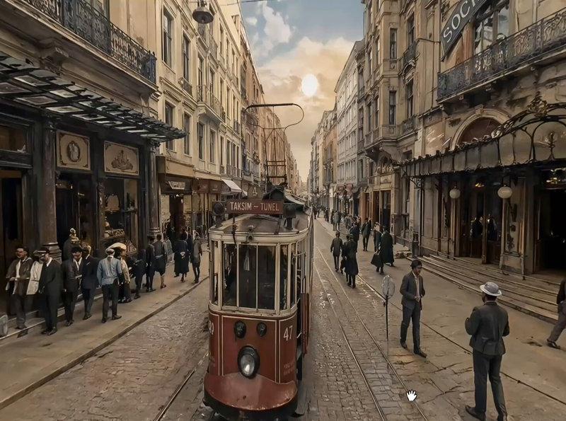 1900 Istiklal Street Panorama Prompt