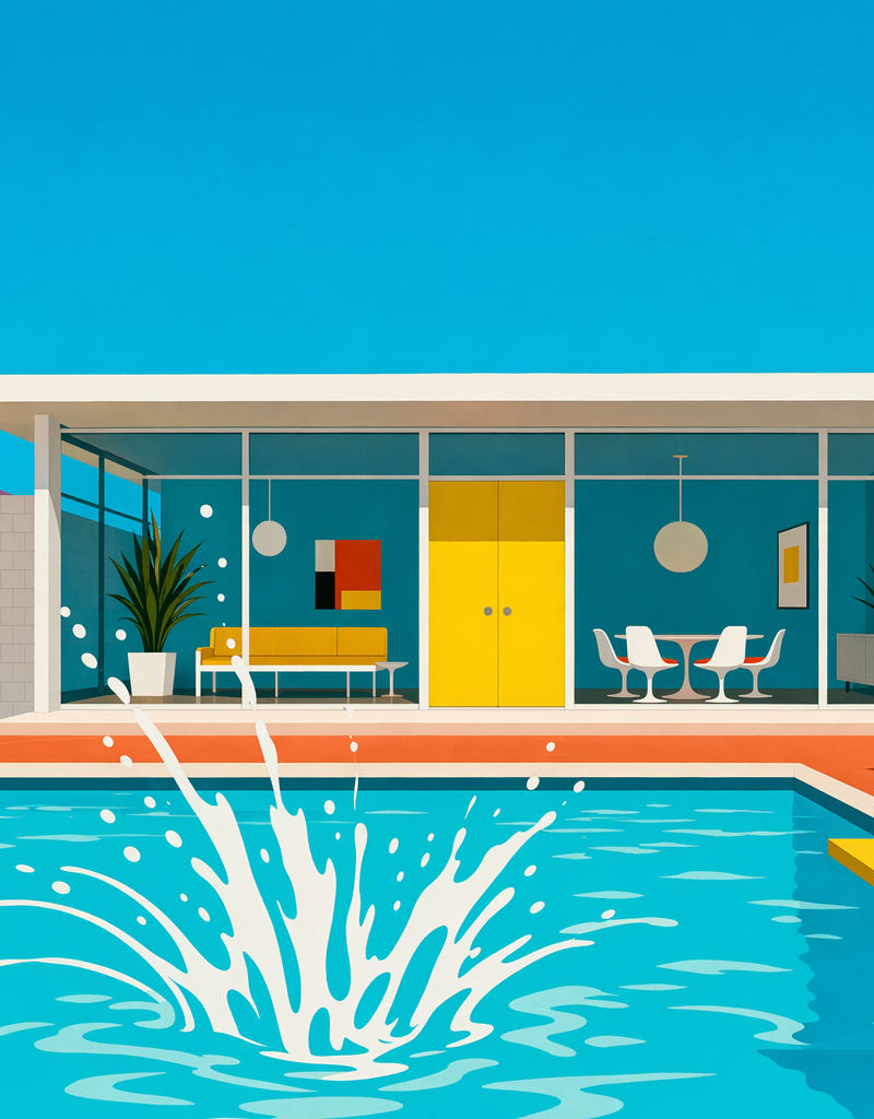 Mid-Century Modern: The Blue Pool