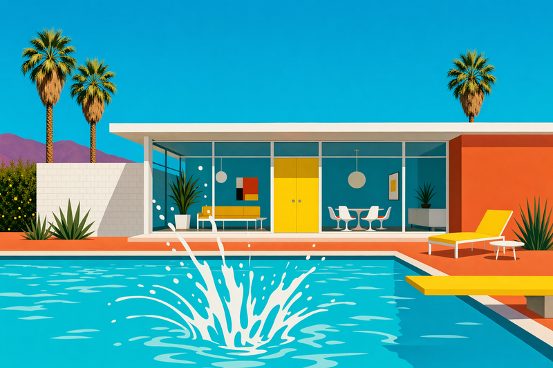 Mid-Century Modern: The Blue Pool
