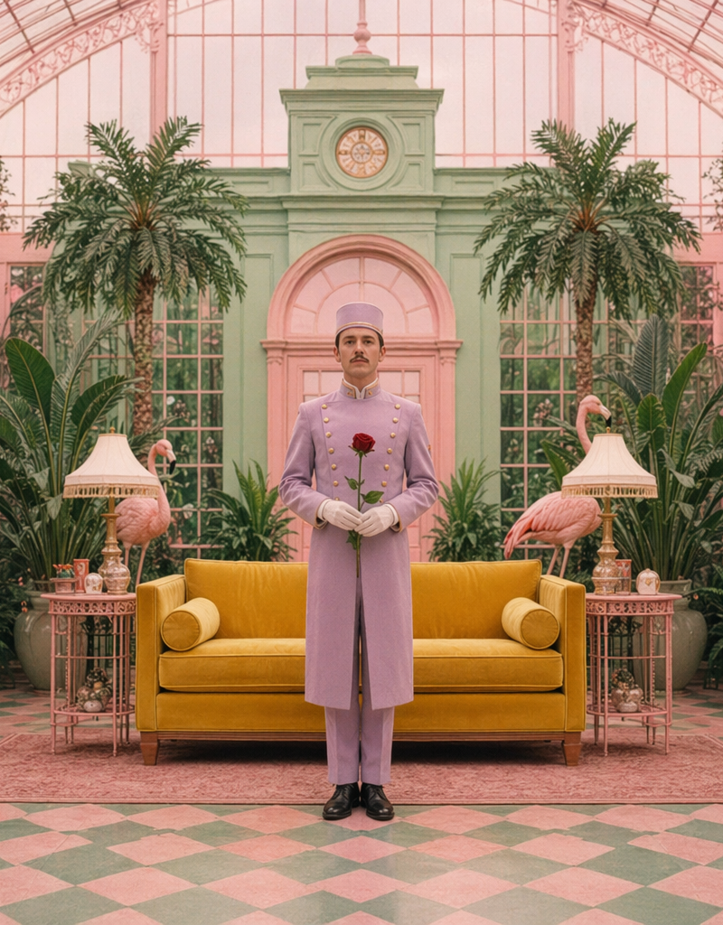 Symmetric Pastel: The Grand Conservatory