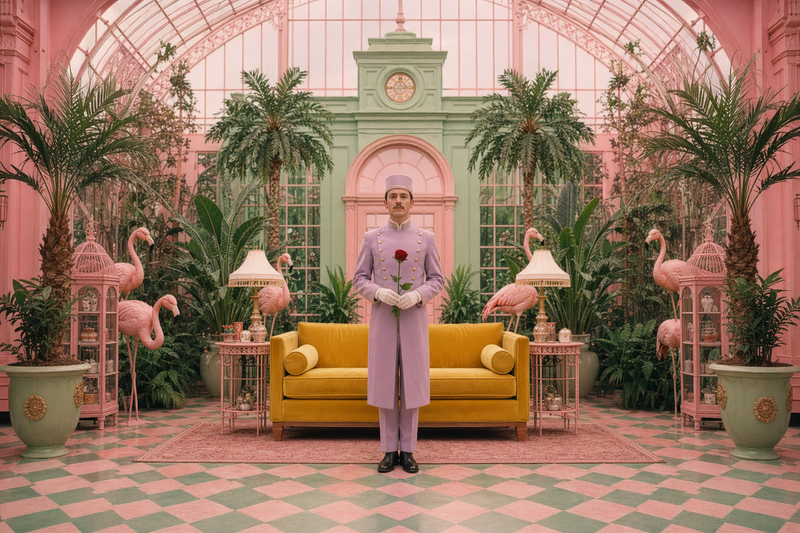 Symmetric Pastel: The Grand Conservatory