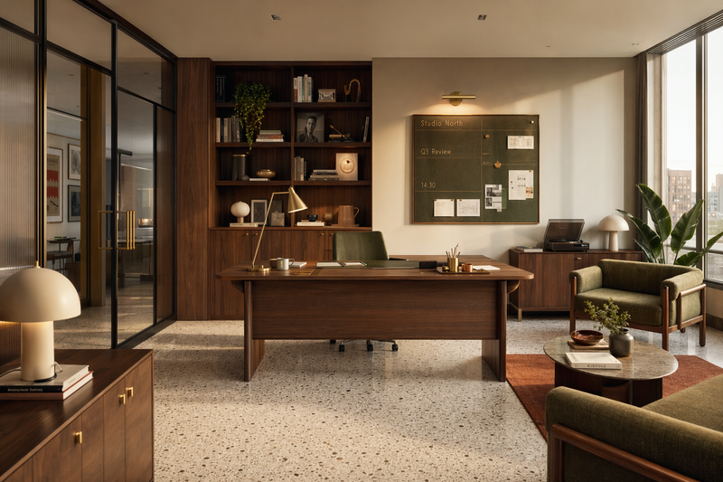 Mid-Century Modern Office