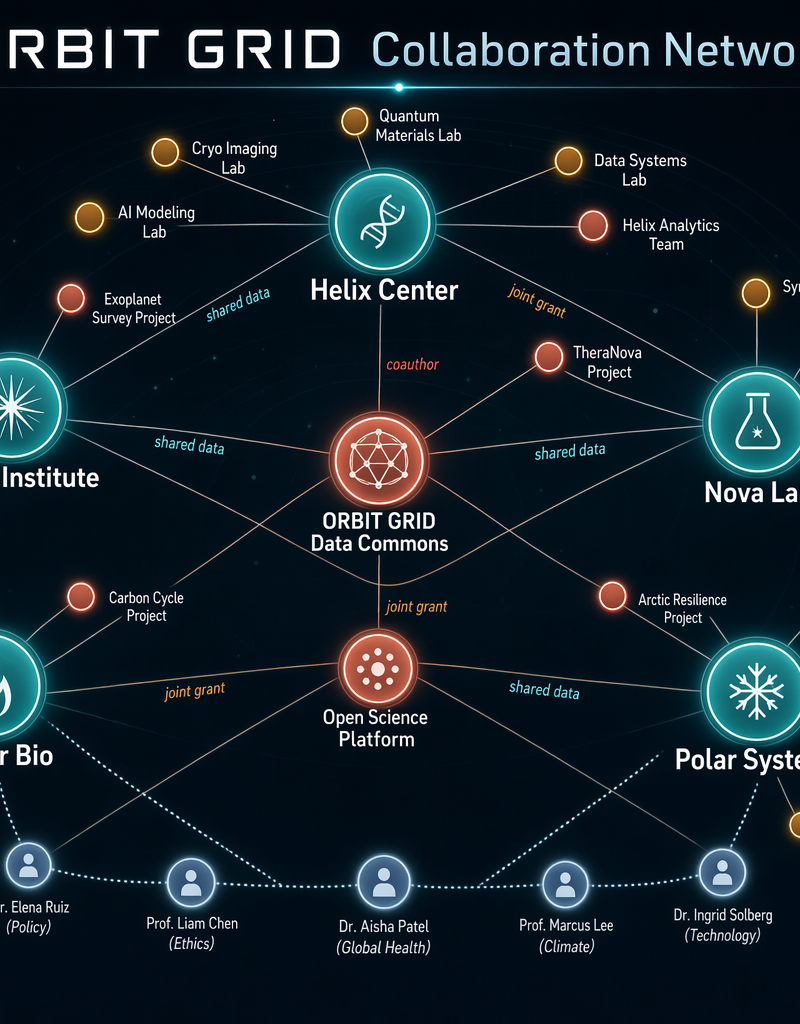 Network Graph Collaboration Map