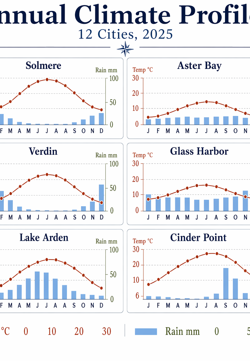 Small Multiples Climate Grid