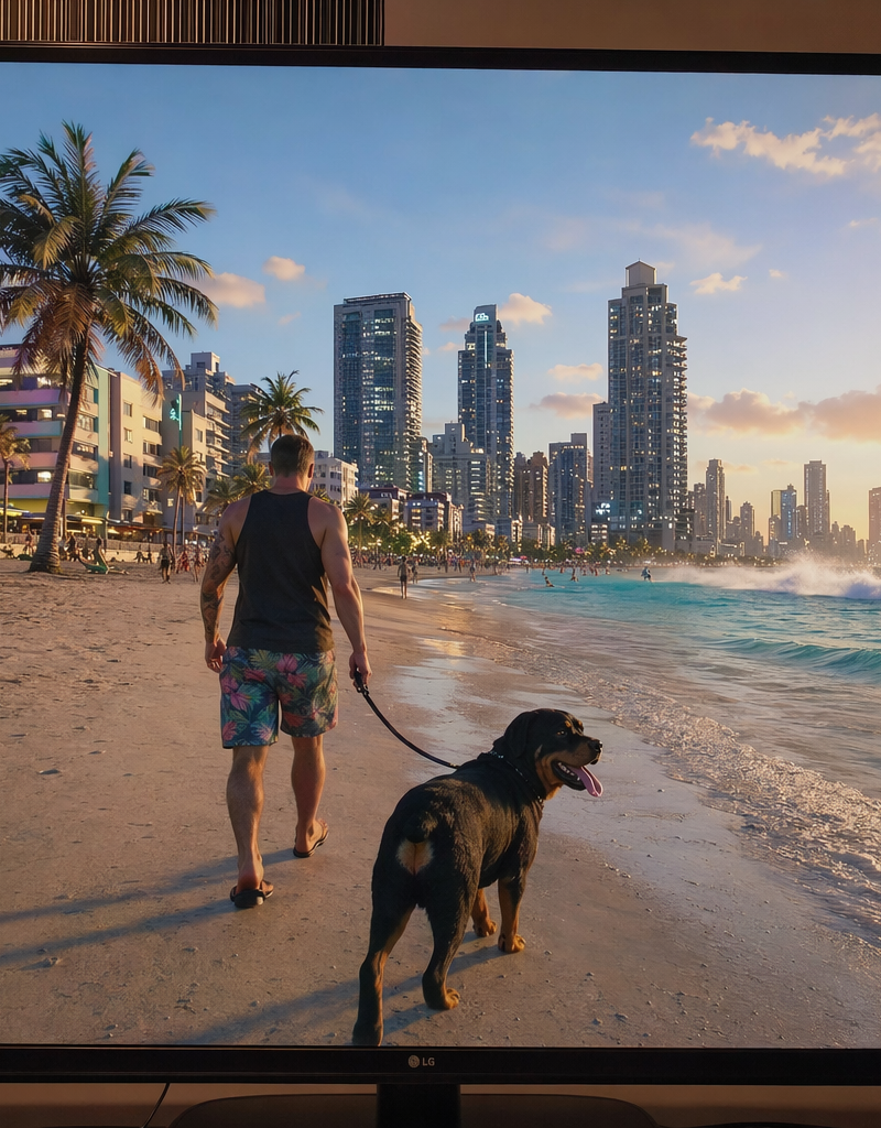 GTA 6 gameplay — Vice City beach