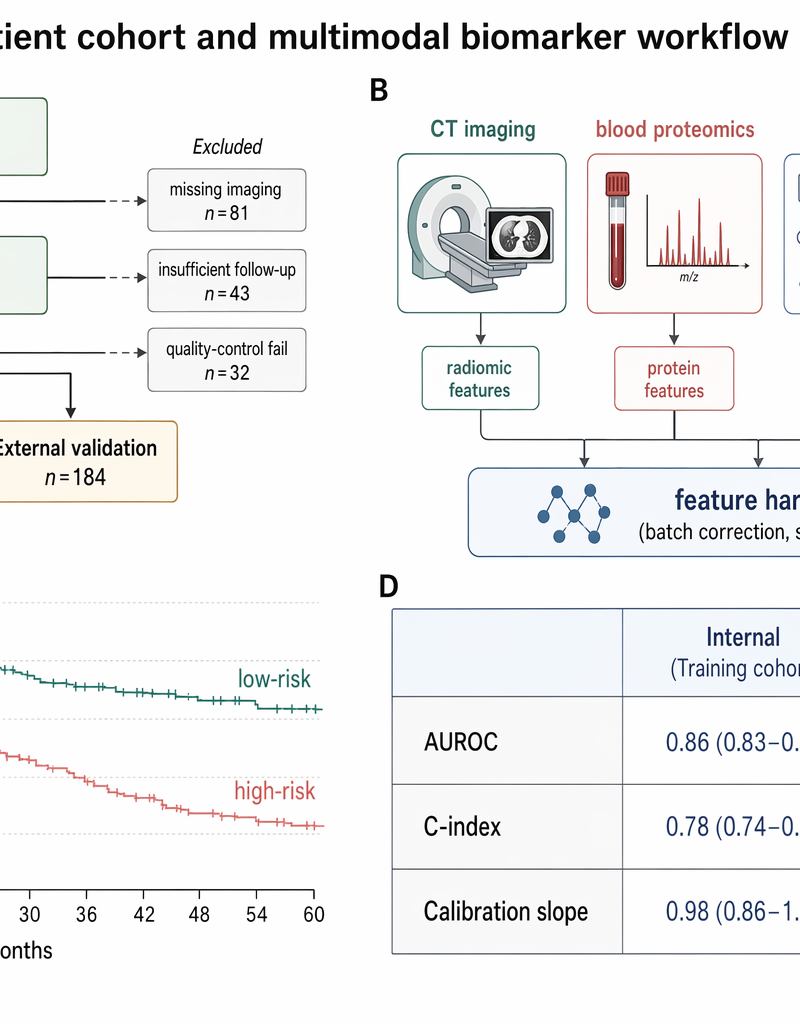 Patient cohort and multimodal biomarker workflow