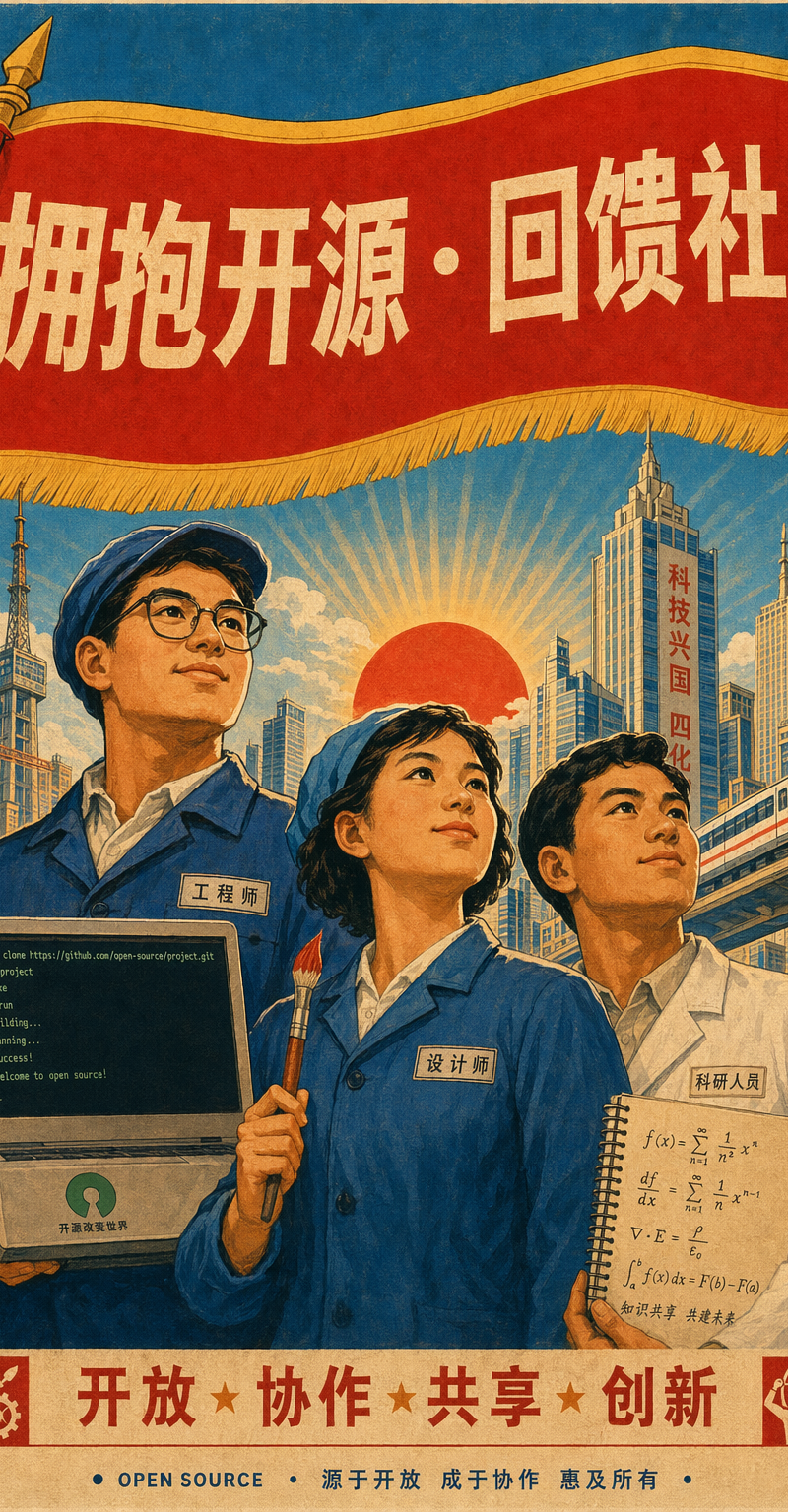 1980s propaganda poster