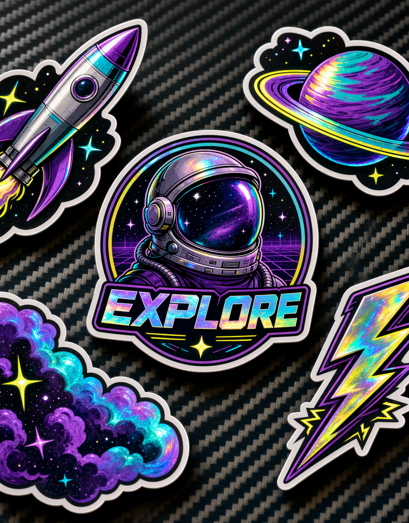 Sticker Design: Cyber-Explorer Club