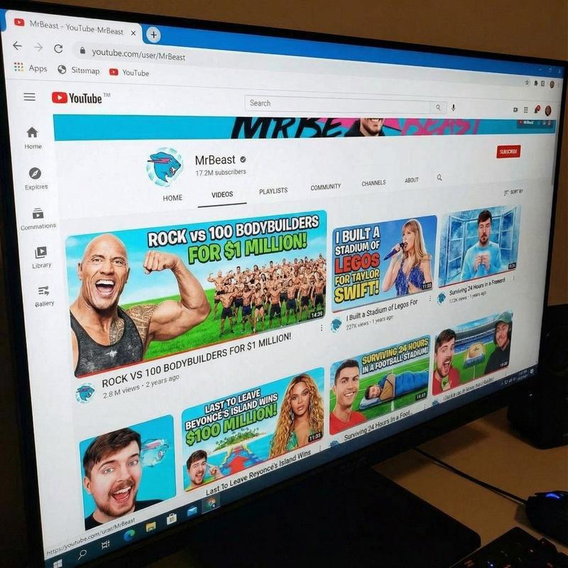 MrBeast 风格的 YouTube 频道改版