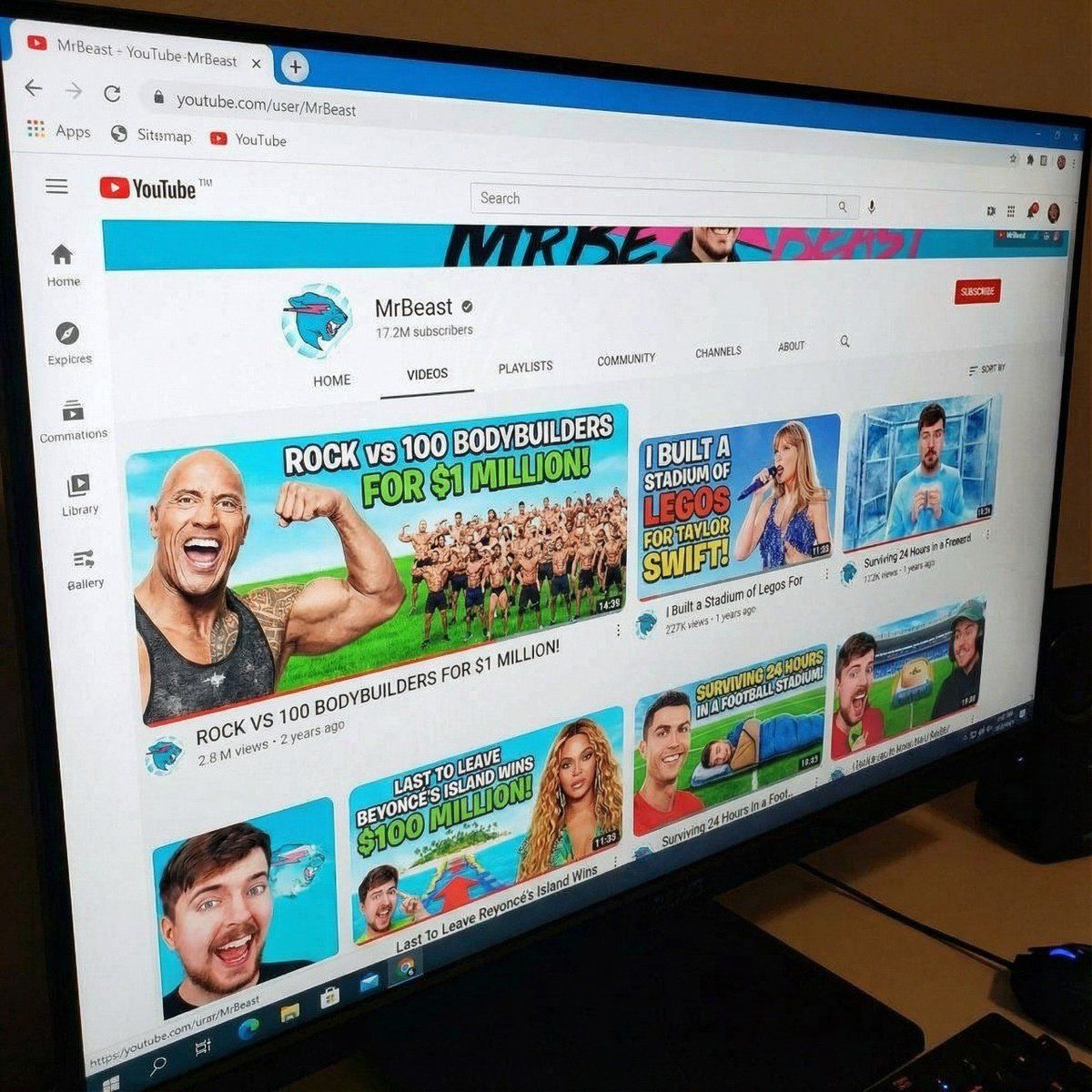 MrBeast 风格的 YouTube 频道改版