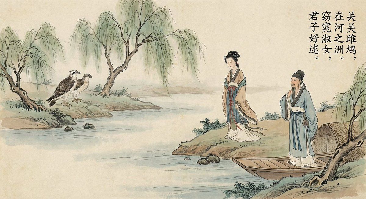 古典中文诗歌插画提示