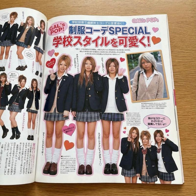 日本辣妹杂志校服专题