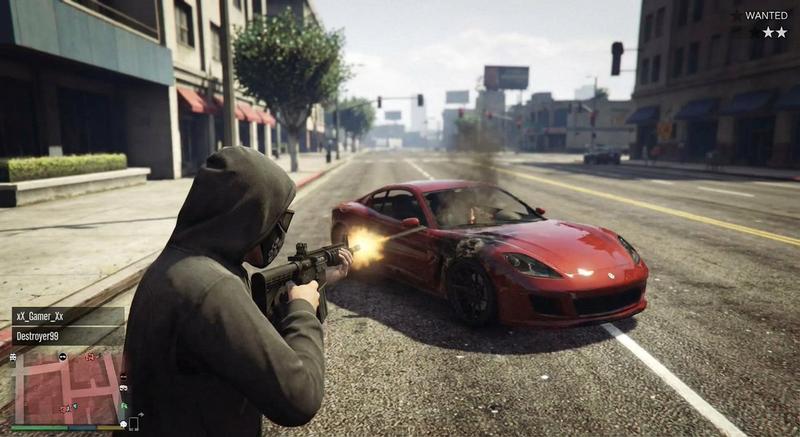 GTA 5 线上动作场景