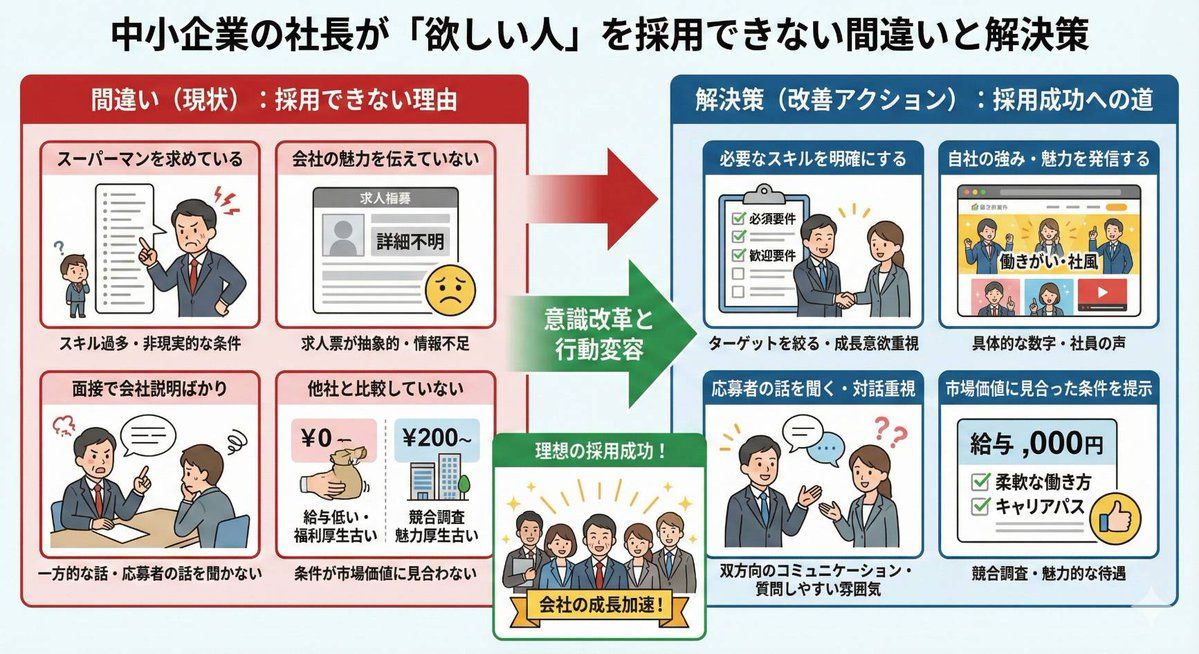 一位 CEO 在招聘中遇到的困境信息图
