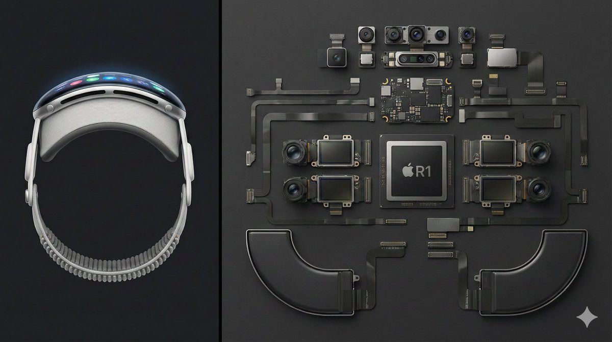 拆解 Apple Vision Pro 对比摄影
