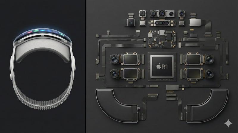拆解 Apple Vision Pro 对比摄影