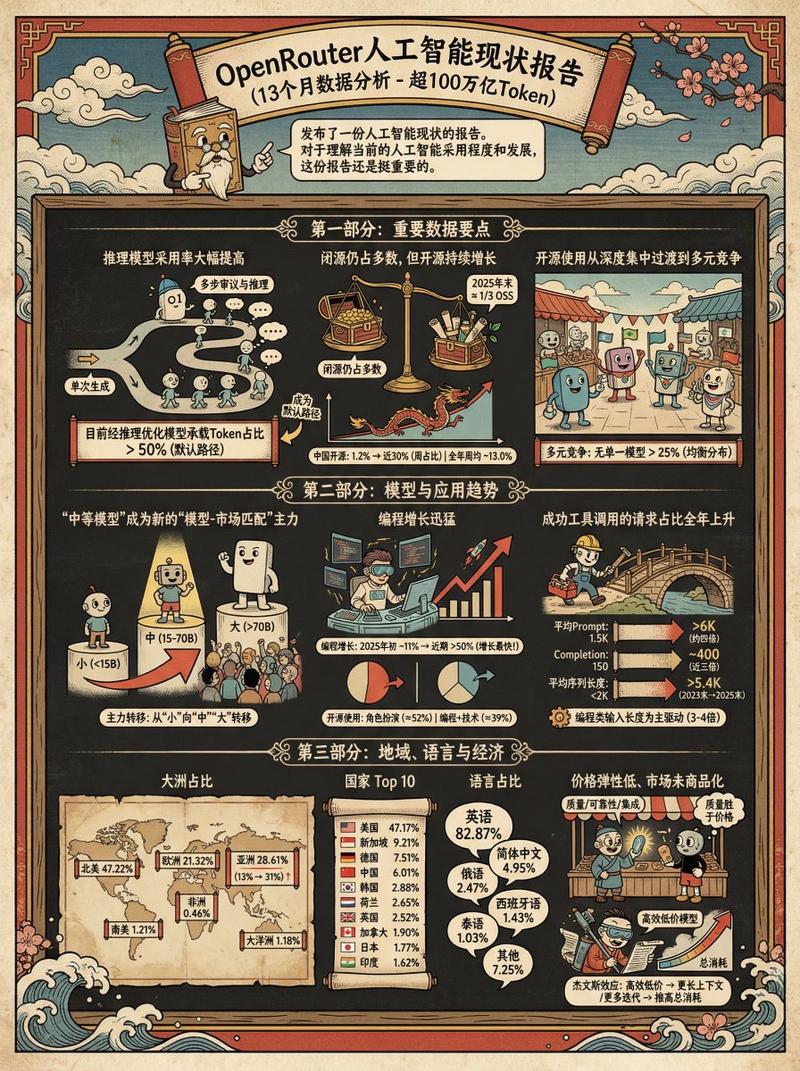 浮世绘茶杯头信息图提示